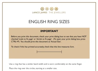 Accurate Men’s Ring Size Chart + Free Calculator Tool Accurate Men’s Ring Size Chart + Free Calculator Tool